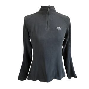 The North Face Black Fleece Pullover Quarter Zip Women's Small